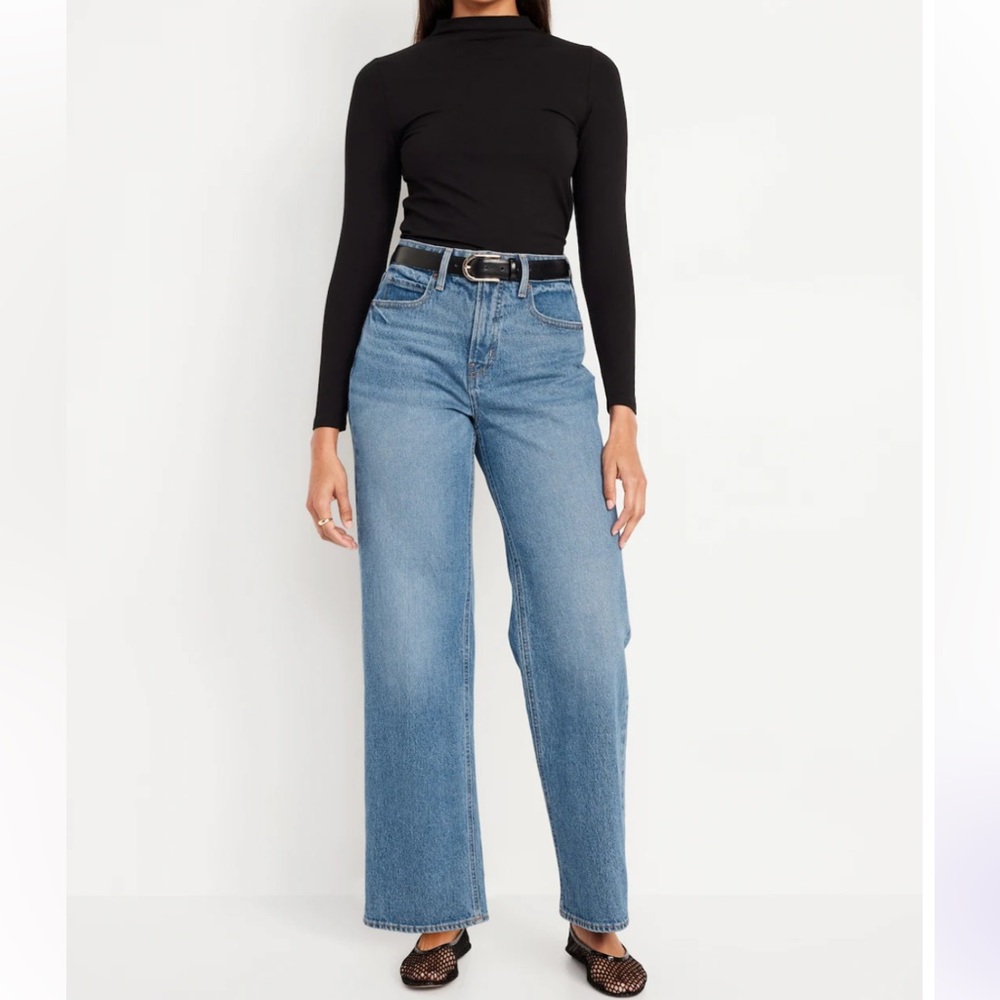Old Navy Sky-Hi Wide Leg Jeans